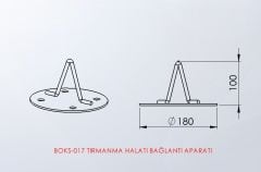 ASSA SPOR Tırmanma Halatı Bağlantı Aparatı Genel Görünüm