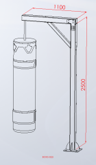 ASSA SPOR Tek Direkli Kum Torbası Standı - Kum Torbası Üretimi