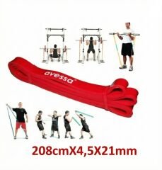 Avessa Latex Güç Bandı Direnç Lastiği Kırmızı | ASSA SPOR