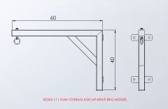 ASSA SPOR Kum Torbası Askı Aparatı Eko Model - Kum Torbası Üretimi