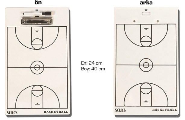 SCX 1302 BASKETBOL TAKTİK TAHTASI SC-10678
