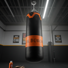 Profesyonel Salon Tipi Kişiye Özel Kum Torbası 120x40 cm | Zincir Dahil – ASSA SPOR Spor Salonu Kullanımı