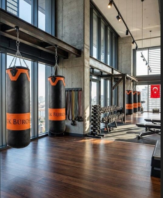 ASSA SPOR Profesyonel Salon Tipi Kişiye Özel Kum Torbası 120x40 cm | Zincir Dahil – ASSA SPOR - Kum Torbası Üretimi