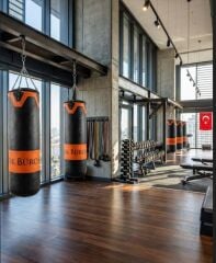 ASSA SPOR Profesyonel Salon Tipi Kişiye Özel Kum Torbası 120x40 cm | Zincir Dahil – ASSA SPOR - Kum Torbası Üretimi