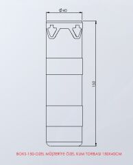 Müşteriye Özel Kum Torbası 150X40Cm Spor Salonu Kullanımı
