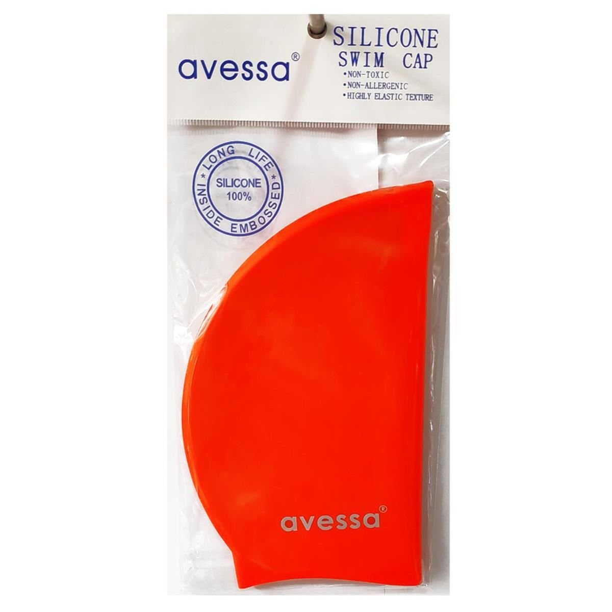 ASSA SPOR Avessa Silikon Bone Açık Kırmızı Havuz Bonesi Sc404 - Spor Ekipmanı Üretimi