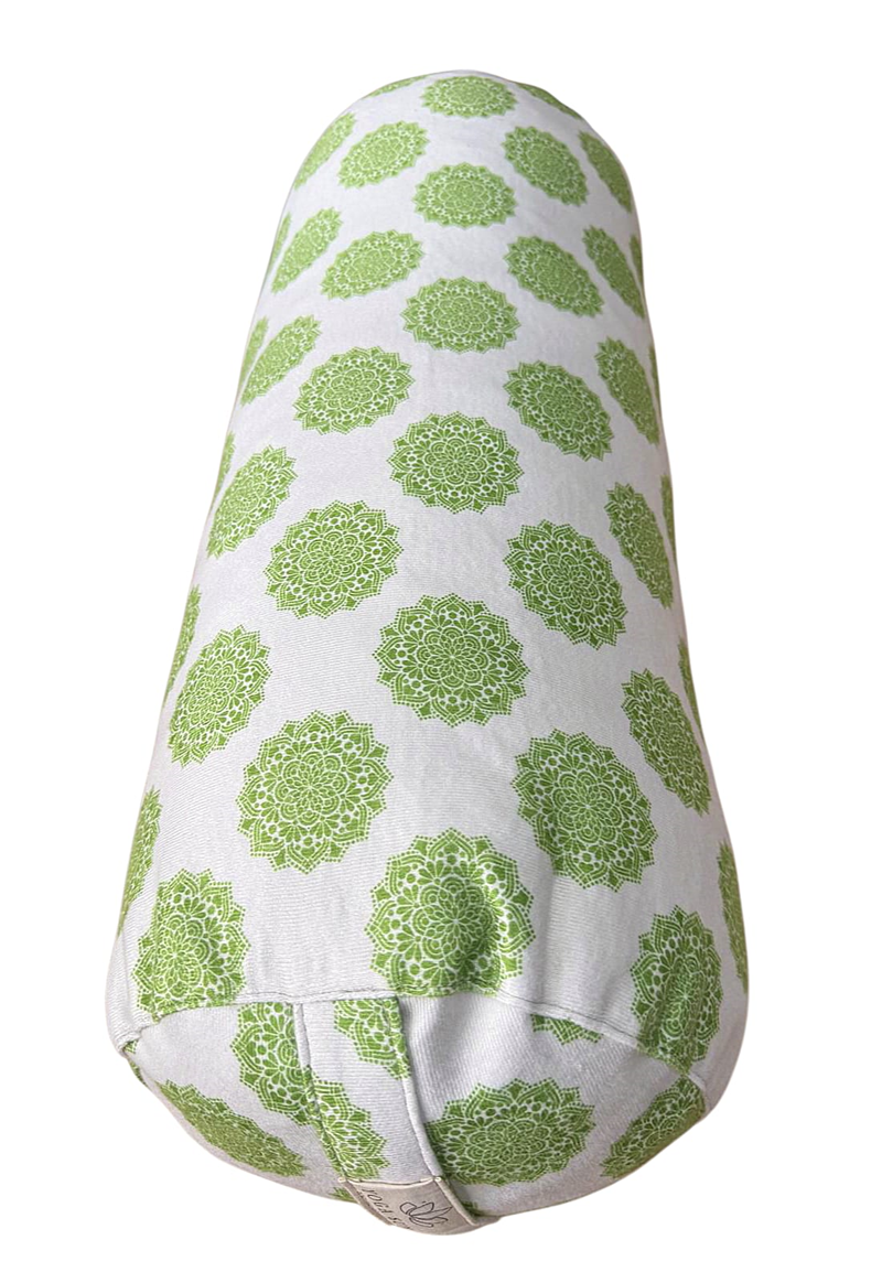 YEŞİL MANDALA DESEN BOLSTER SÜNGER DOLGU