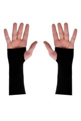 ASSA SPOR Avessa Parmak Geçmeli Voleybol Kolluğu Siyah 2Li L Beden - Voleybol Ekipmanı Üretimi