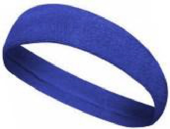 AVESSA SCB-BLUE SAÇ BANDI SAKS MAVİ 12 Lİ