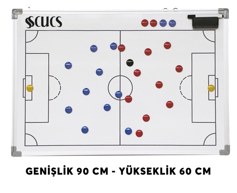 SCX 1301 FUTBOL TAKTİK TAHTASI DUVAR TİPİ