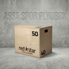 Plyometrik Ahşap Küp 40x50x60 cm | Sıçrama ve Kuvvet Antrenman Kutusu Yan Görünüm