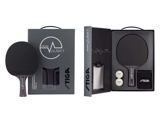 STIGA 1215-0701-35 PULSE BOX II 5 STAR MASA TENİS RAKET SET