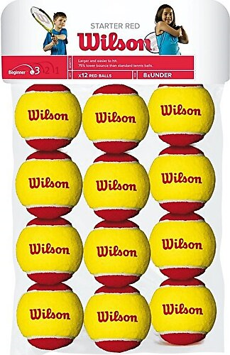 WRT137100 STARTER EASY BAŞLANCIÇ TENİS TOPU 12Lİ (RED)(6)