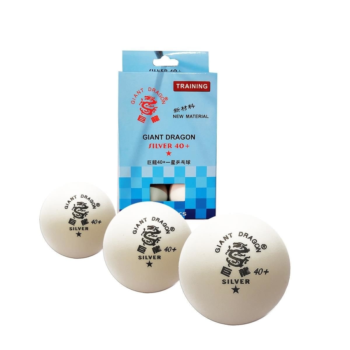 ASSA SPOR Giant Dragon 6 Adet Antrenman Pinpon Topu Sılver 40+ - Spor Ekipmanı Üretimi