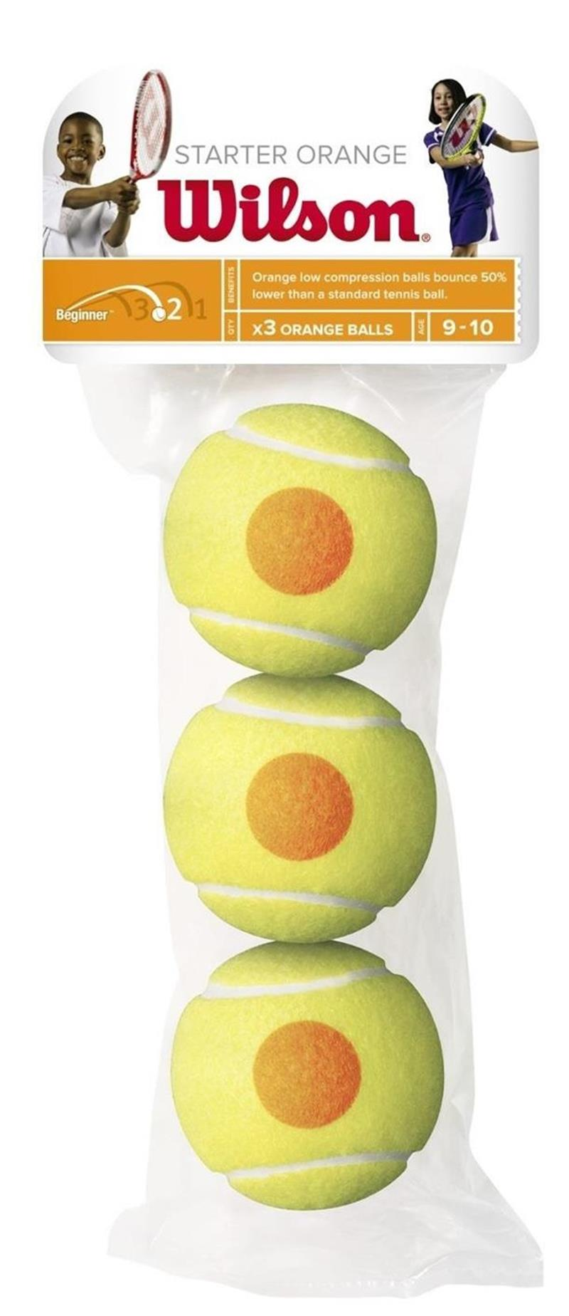 Wilson Wrt-137300 Starter Tenis Topu 3Lü Turuncu - Profesyonel Tenis Topu | ASSA SPOR