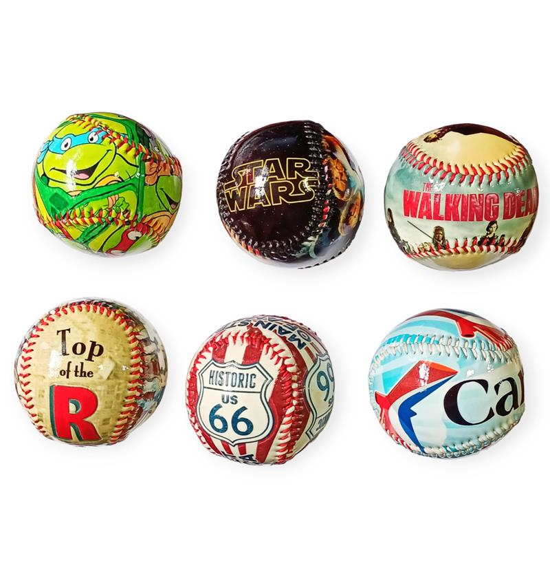 ASSA SPOR Avessa Bt-100 Desenli Beyzbol Topu - Spor Ekipmanı Üretimi