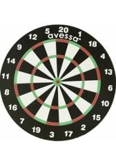 Avessa Dart-10 Amatör Dart Tahtası 6 Oklu - Profesyonel Dart Tahtası | ASSA SPOR