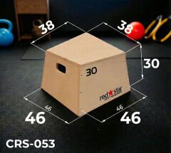 30 cm Yükseklik Sabit Formlu Plyometrik Antrenman Sehpası
