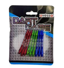 Avessa Shaft-20 Renkli Alüminyum Dart Oku Shaftı 9Lu - Profesyonel Dart Ekipmanı | ASSA SPOR