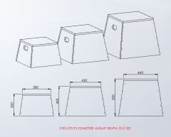 PLYOMETRİK AHŞAP SEHPA 3'LÜ SET