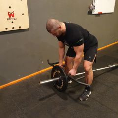 T Bar Row Multi Grip Yan Görünüm