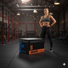 Assa Spor Soft PLYOBOX Küp 50×60×75 cm (CRS-114) Spor Salonu Kullanımı