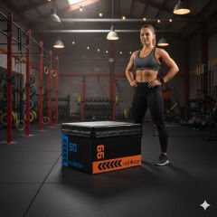 Assa Spor Soft PLYOBOX Küp 50×60×75 cm (CRS-114) Spor Salonu Kullanımı