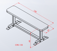 DÜZ BENCH SEHPASI GRİ
