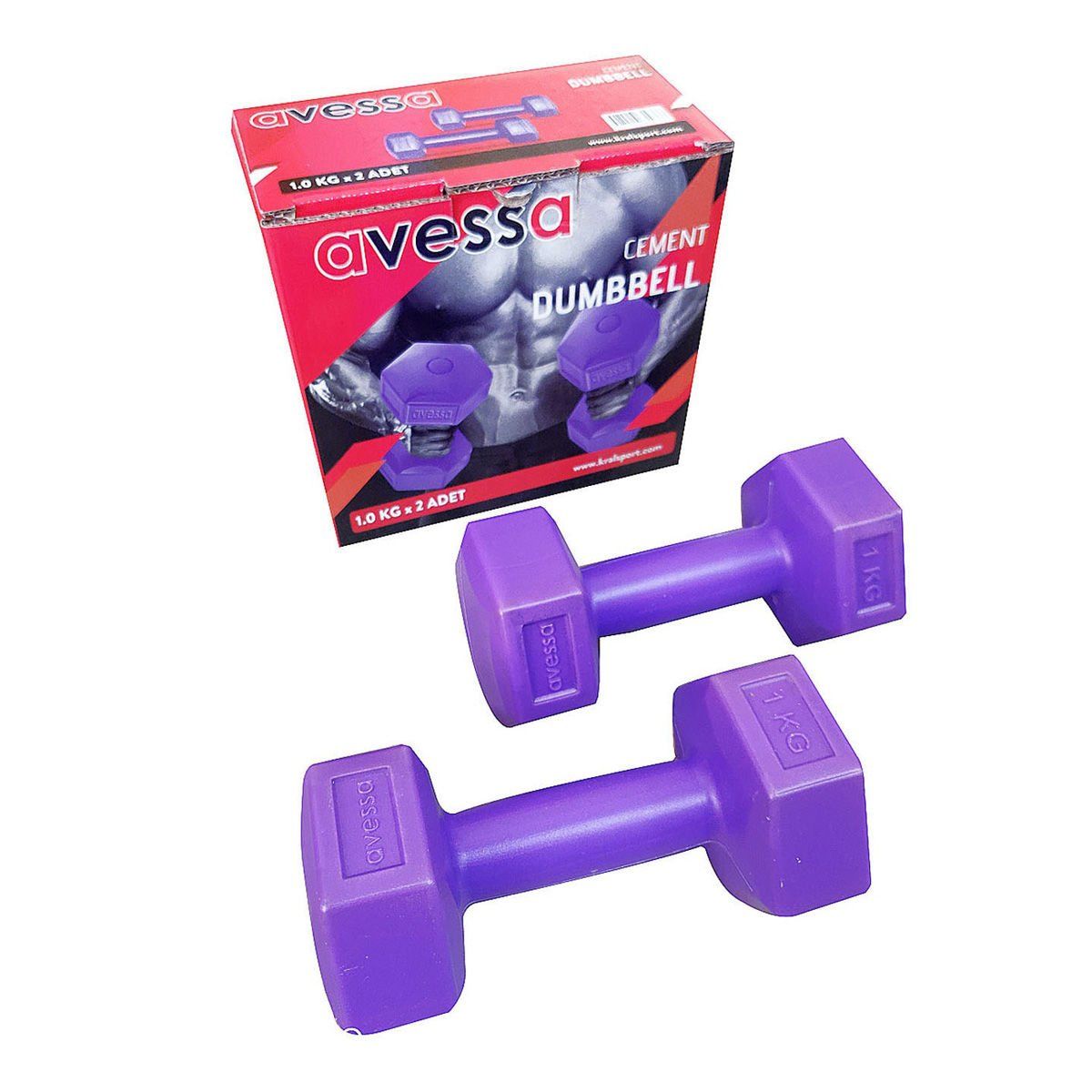 1 Kg Dambıl Seti 2 Adet - Profesyonel Dambıl | ASSA SPOR