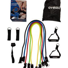 ASSA SPOR Avessa Esc-500 5'Li Egzersiz Çalışma Lastiği Seti - Spor Ekipmanı Üretimi