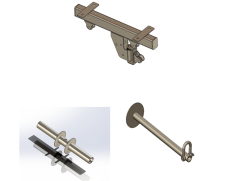 Tavana Monte Aparatı Ve Ön Kol Bilek Geliştirme Seti Yan Görünüm