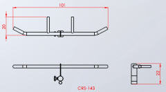 T Bar Row Multi Grip 2'Li Yan Görünüm