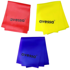 AVESSA CE-500 SET LATEX PLATES LASTİĞİ EGZERSİZ SETİ 3'LÜ