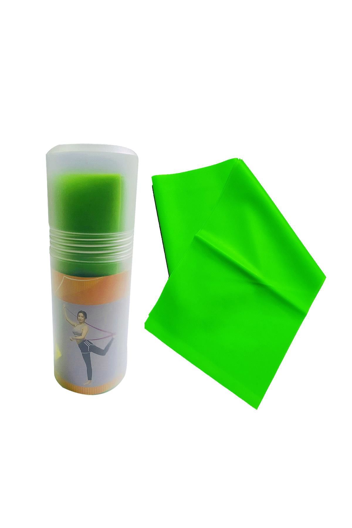Pilates Bandı Orta Sert 140 X 15 Cm Egzersiz Direnç Lastiği Yeşil - Pilates Ekipmanı | ASSA SPOR