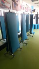 Mat Askısı Tekerlikli Model Yan Görünüm