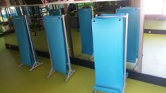 Mat Askısı Tekerlikli Model Spor Salonu Kullanımı