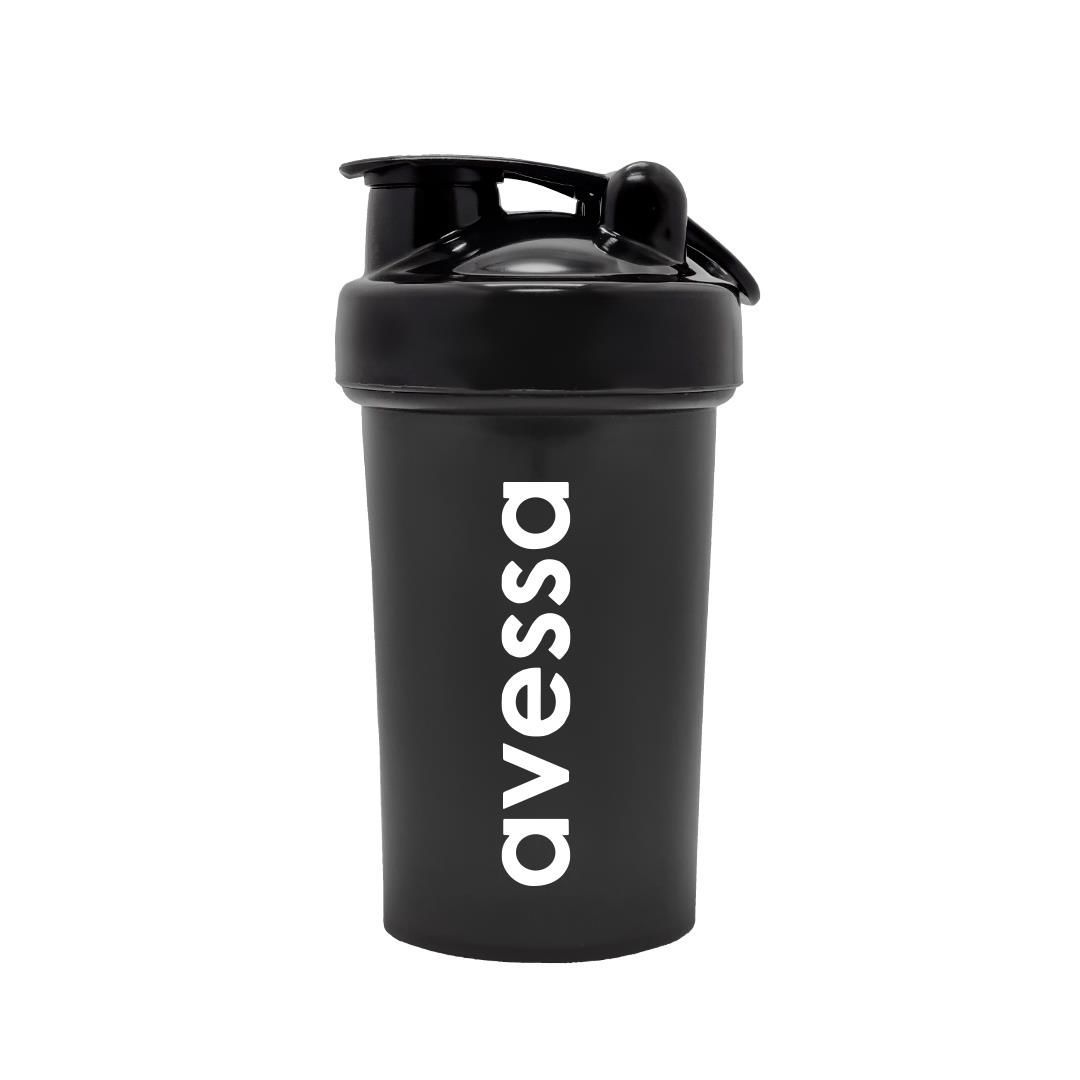 Avessa Shaker 550Ml Siyah - Profesyonel Antrenman Ekipmanı | ASSA SPOR