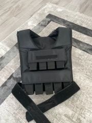 ASSA SPOR Siyah Ağırlık Yeleği - Ağırlık Plakası Üretimi