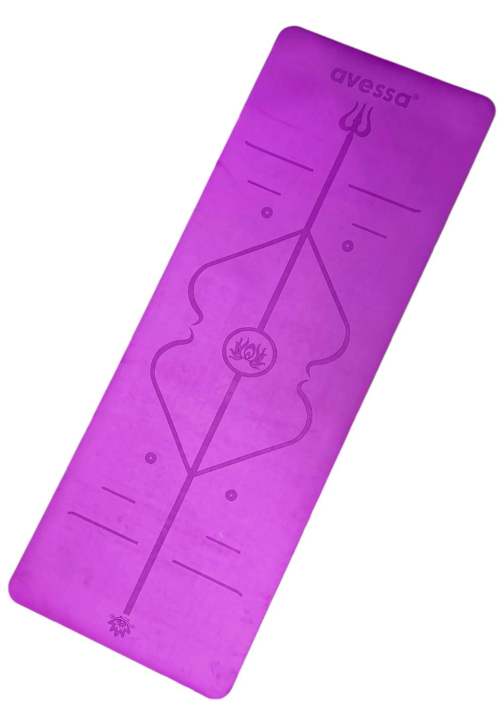 Avessa Rym-Purple Kauçuk Yoga Mat Mor - Profesyonel Yoga Ekipmanı | ASSA SPOR