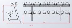 Dumbell Rack 20'Li Detay Fotoğrafı