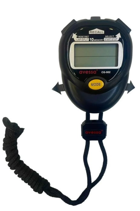 AVESSA CG-502 KRONOMETRE SİYAH RENK