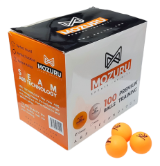 MOZURU MZR100-ORG ITTF ONAYLI TURUNCU PİNPON TOPU 100LÜ