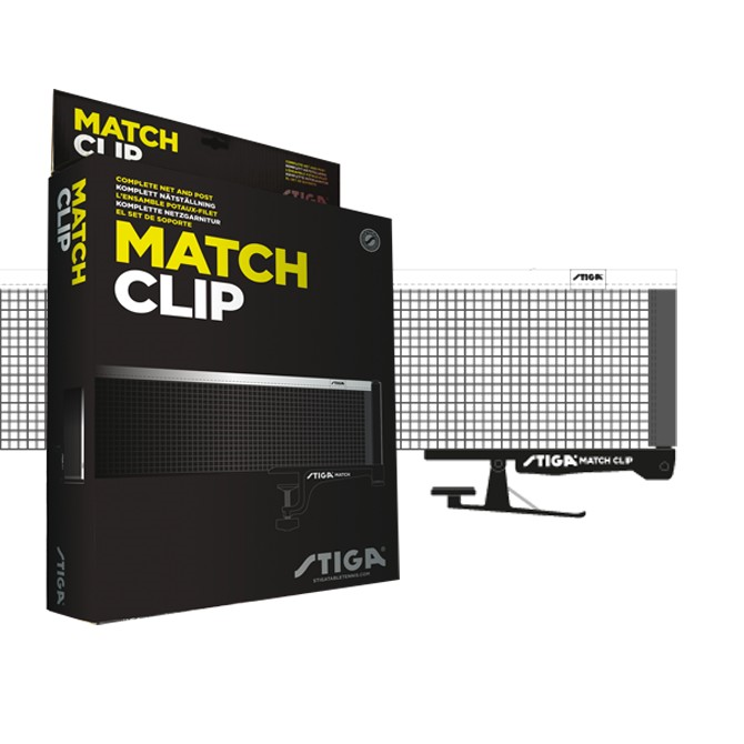 STIGA 6375-00 NET AND POST MATCH CLIP - FİLE DEMİR SET
