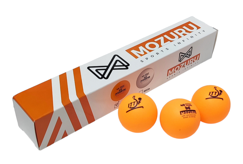 MOZURU MZR006-ORG ITTF ONAYLI TURUNCU PİNPON TOPU 6'LI