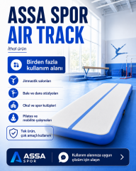 Air Track Havalı Şişme Jimnastik Minderi 800x200x20 cm (İthal)