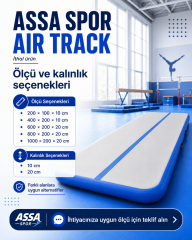 Air Track Havalı Şişme Jimnastik Minderi 800x200x20 cm (İthal)