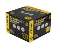 STIGA 1110-2710-10 BALL TRAINING ABS WHITE - PİNPON TOPU BEYAZ ANTRENMAN 100 LÜ