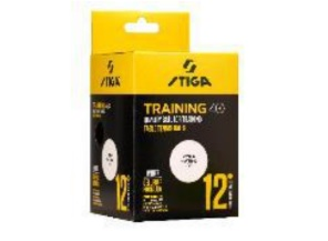 STIGA 1110-2610-12 TABLE TENİS BALL TRAINING WHITE - PİNPON TOPU BEYAZ ANTRENMAN 12 Lİ