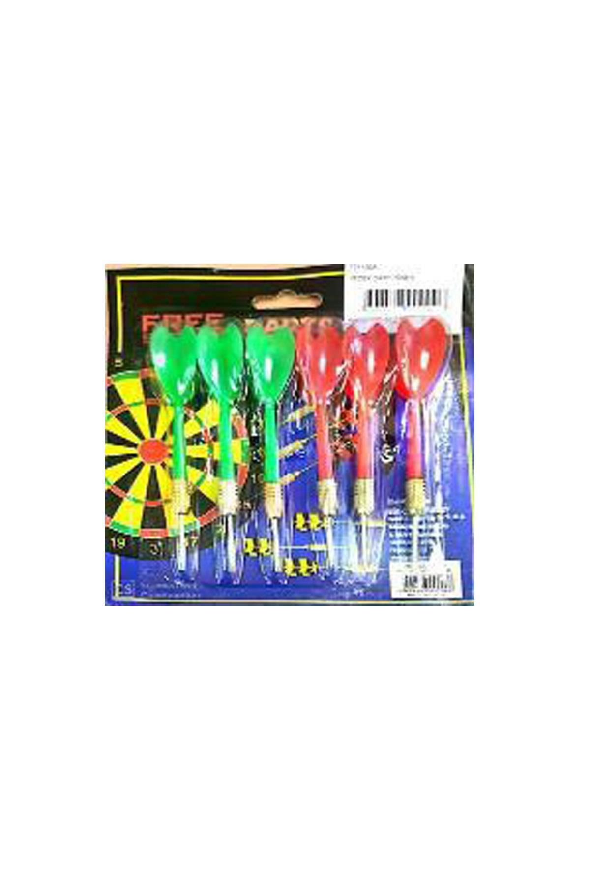 Plastik 6'lı Dart Oku 6 Gr