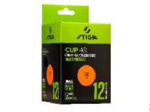 STIGA 1110-2503-12 TABLE TENİS BALL CUP ORANGE - PİNPON TOPU TURUNCU 12'Lİ